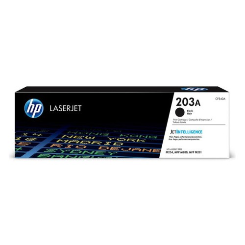 Original HP 203A Black Toner Cartridge for HP Color LaserJet Pro Printers