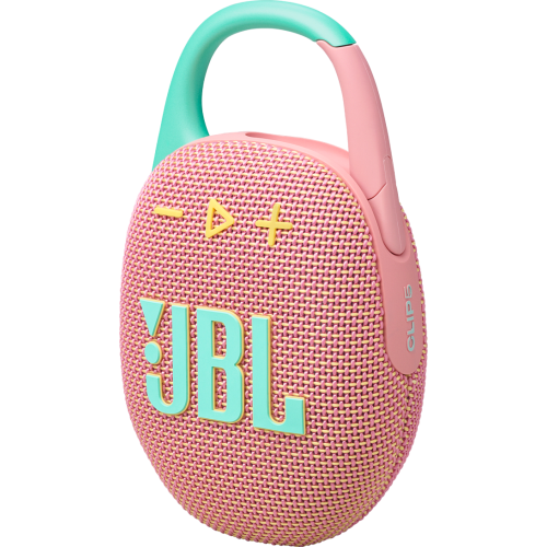 Беспроводной мини-динамик JBL Clip 5 – розовая
