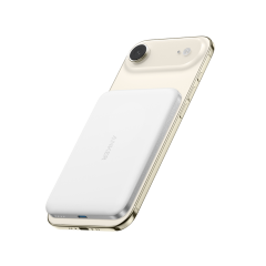 סוללת גיבוי Anker Nano Power Bank 5000mAh (MagGo Slim) — לבן