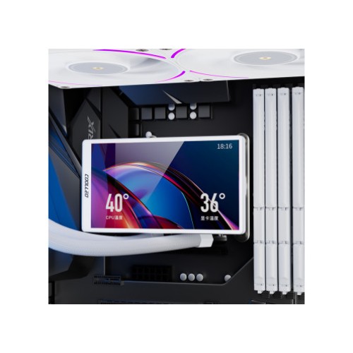 COOLLEO Ice Apex Vision Pro 360 White Water Cooler