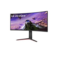 מסך גיימינג קעור LG UltraGear 34" QHD 160Hz HDMI DP — שחור