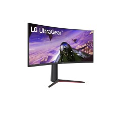 מסך גיימינג קעור LG UltraGear 34" QHD 160Hz HDMI DP — שחור