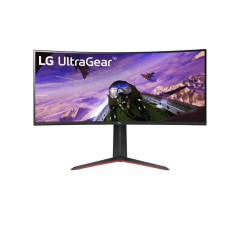 מסך גיימינג קעור LG UltraGear 34" QHD 160Hz HDMI DP — שחור