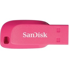 SanDisk Cruzer Blade USB портативная память с емкостью 16ГБ — розового цвета