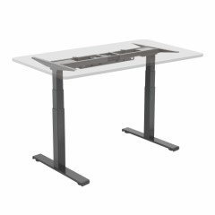 Electric sit-stand desk with dual motors (Standard) — Black