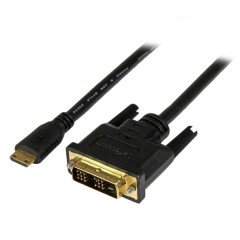 כבל MINI HDMI  זכר – DVI זכר, 0.5 מטר