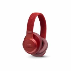 Headphones JBL Live 500BT in red color.