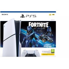 Console Sony PlayStation 5 Slim Digital 1 TB Blu-ray + coupon code for downloading Fortnite Cobalt Star Pack