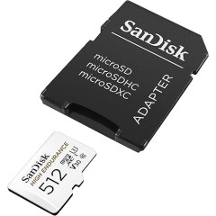 SanDisk High Endurance Micro SDXC memory card with a capacity of 512GB