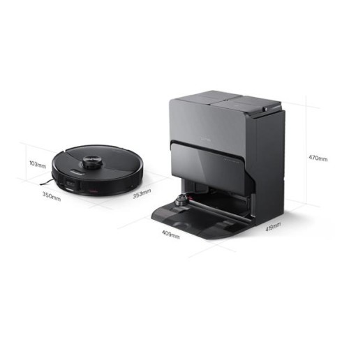 Робот-пылесос Roborock S8 MaxV Ultra 10000 Па — черный