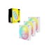 Стартовый комплект вентиляторов CORSAIR iCUE LINK LX120 RGB 120 мм PWM белый (3 шт.)