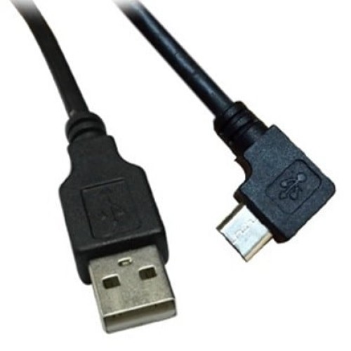 כבל USB 2.0 – מיקרו USB B R/A איכותי באורך 1מ