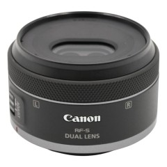 עדשת Canon RF-S 7.8mm F4 STM Dual Lens למצלמות עם תושבת Canon RF-S — שחור