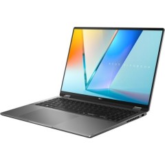 מחשב נייד אסוס Asus Vivobook S 16 Flip 16" i5-226V 16GB 512GB – (אפור) Matte Gray (Win 11 Home)
