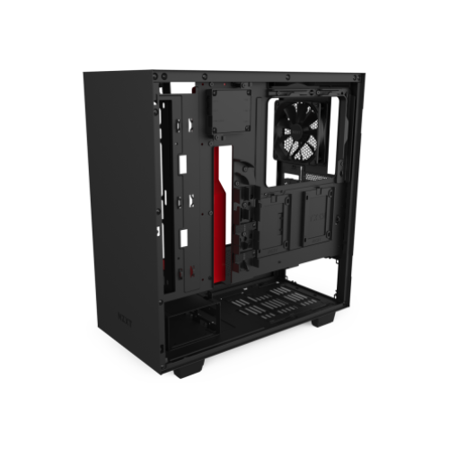 Computer Case NZXT H510I MATTE BLACK-RED
