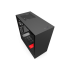 Computer Case NZXT H510I MATTE BLACK-RED