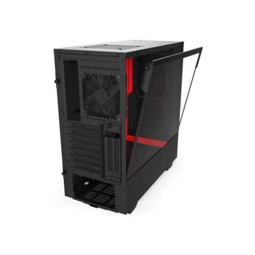 Computer Case NZXT H510I MATTE BLACK-RED