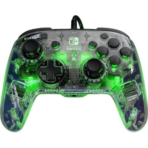 בקר משחק Afterglow RGB ל-Nintendo Switch — שקוף