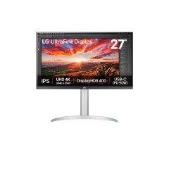 מסך מחשב LG 27" 4K UHD IPS 60Hz — כסף