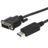 DP Male to DVI Male Cable, 3 meters, 1080P