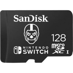 SanDisk Micro SDXC Fortnite Edition memory card for Nintendo Switch with a capacity of 128GB