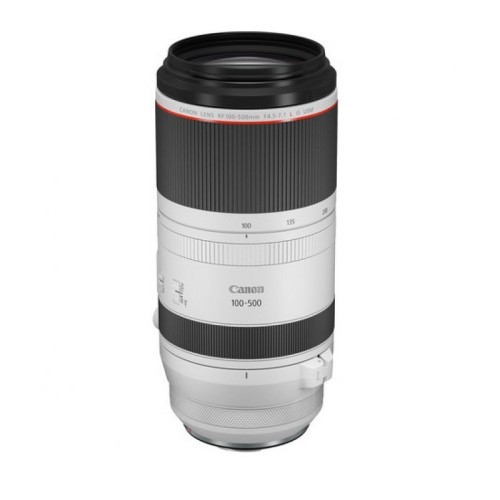 עדשת Canon RF 100-500mm F4.5-7.1 L IS USM למצלמות עם תושבת Canon RF — לבן