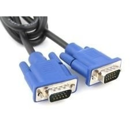 Angled VGA cable with male-male connectors, 5 meters.