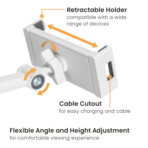 Universal Clamp Mount for Phone and Tablet