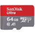 SanDisk Ultra MicroSDXC карта памяти без адаптера с емкостью 64 ГБ