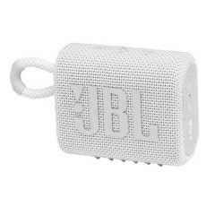 Portable speaker JBL Go 3 Bluetooth in white.