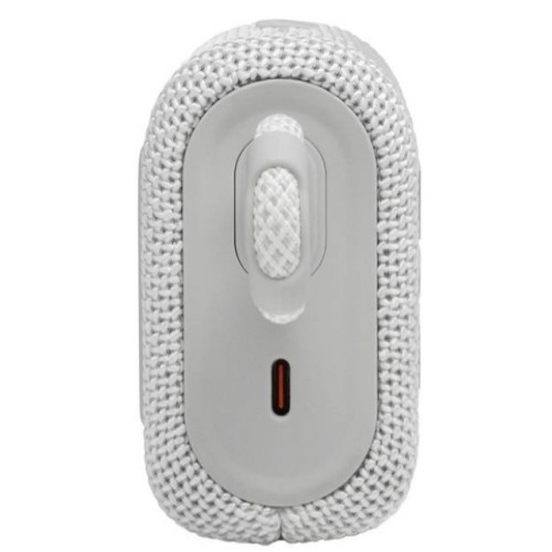 Portable speaker JBL Go 3 Bluetooth in white.