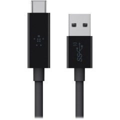 Кабел Belkin SuperSpeed+  – USB-C на USB-A 3.1 1 метр (черный)