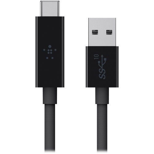 Кабел Belkin SuperSpeed+  – USB-C на USB-A 3.1 1 метр (черный)