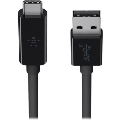 Belkin SuperSpeed+ כבל  USB-C ל- 3.1 USB-A באורך 1 מטר (שחור)