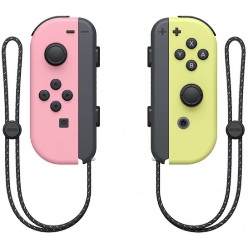 Nintendo Switch Joy-Con Controllers (pastel pink and yellow)