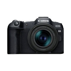 מצלמה דיגיטלית ללא מראה Canon EOS R8 + עדשת RF 24-50mm F4.5-6.3 IS STM — שחור