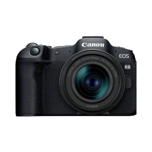 Беззеркальная цифровая камера Canon EOS R8 + объектив RF 24-50mm F4.5-6.3 IS STM — черный