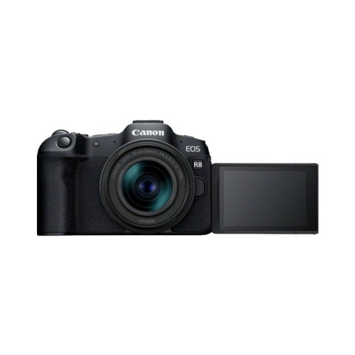 Беззеркальная цифровая камера Canon EOS R8 + объектив RF 24-50mm F4.5-6.3 IS STM — черный