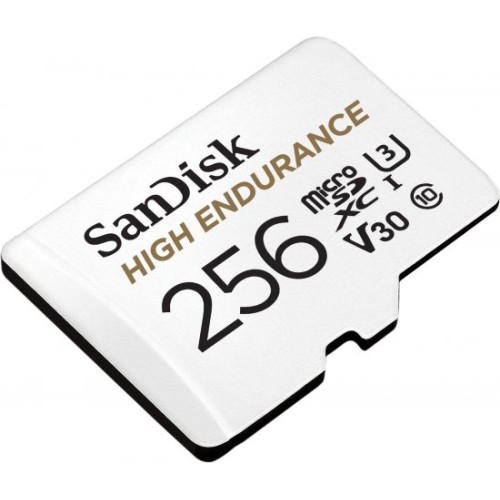 כרטיס זיכרון SanDisk High Endurance Micro SDXC בנפח 256GB