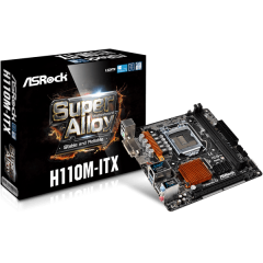 Материнская плата 1151 H110 Asrock H110M-ITX