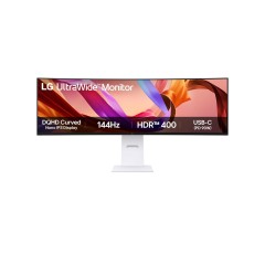 מסך מחשב קעור רחב LG UltraWide Nano IPS 49" UltraWide DQHD 144Hz