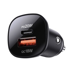 Быстрое автомобильное зарядное устройство B1 38W (USB-C + USB-A)