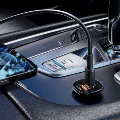 Быстрое автомобильное зарядное устройство B1 38W (USB-C + USB-A)