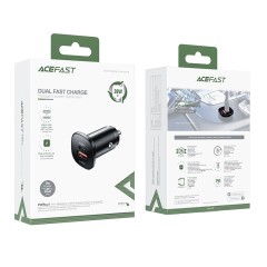 Быстрое автомобильное зарядное устройство B1 38W (USB-C + USB-A)