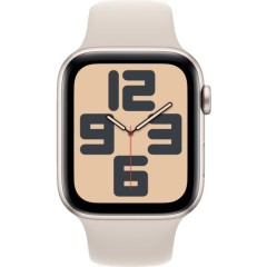 Смарт-часы Apple Watch SE GPS 44mm с ремешком Starlight Sport Band размера M/L