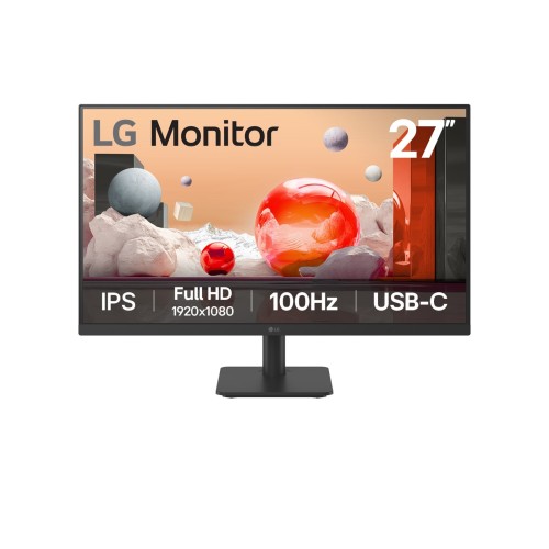 מסך מחשב LG 27" Full HD IPS 100Hz — שחור