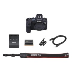 מצלמה דיגיטלית ללא מראה Canon EOS R5 Mark I (גוף בלבד) Wi-Fi 2.4GHz — שחור