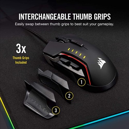 Gaming Mouse Corsair Glaive RGB Pro Aluminum