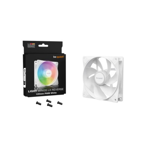 מאוורר BE QUIET! LIGHT WINGS LX ‏120 מ״מ PWM רוורס לבן