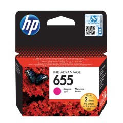 Original HP 655 Magenta Ink Cartridge for HP DeskJet Ink Advantage Printers